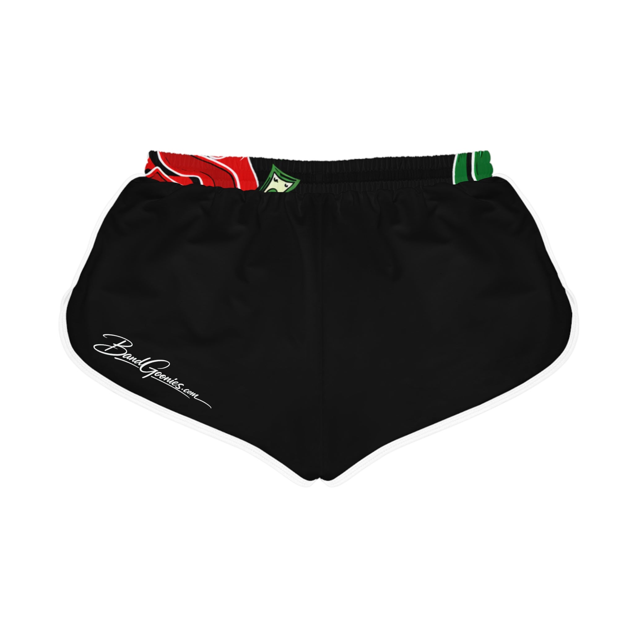 Women's Relaxed Shorts (Black) | Mexico Band Goonies