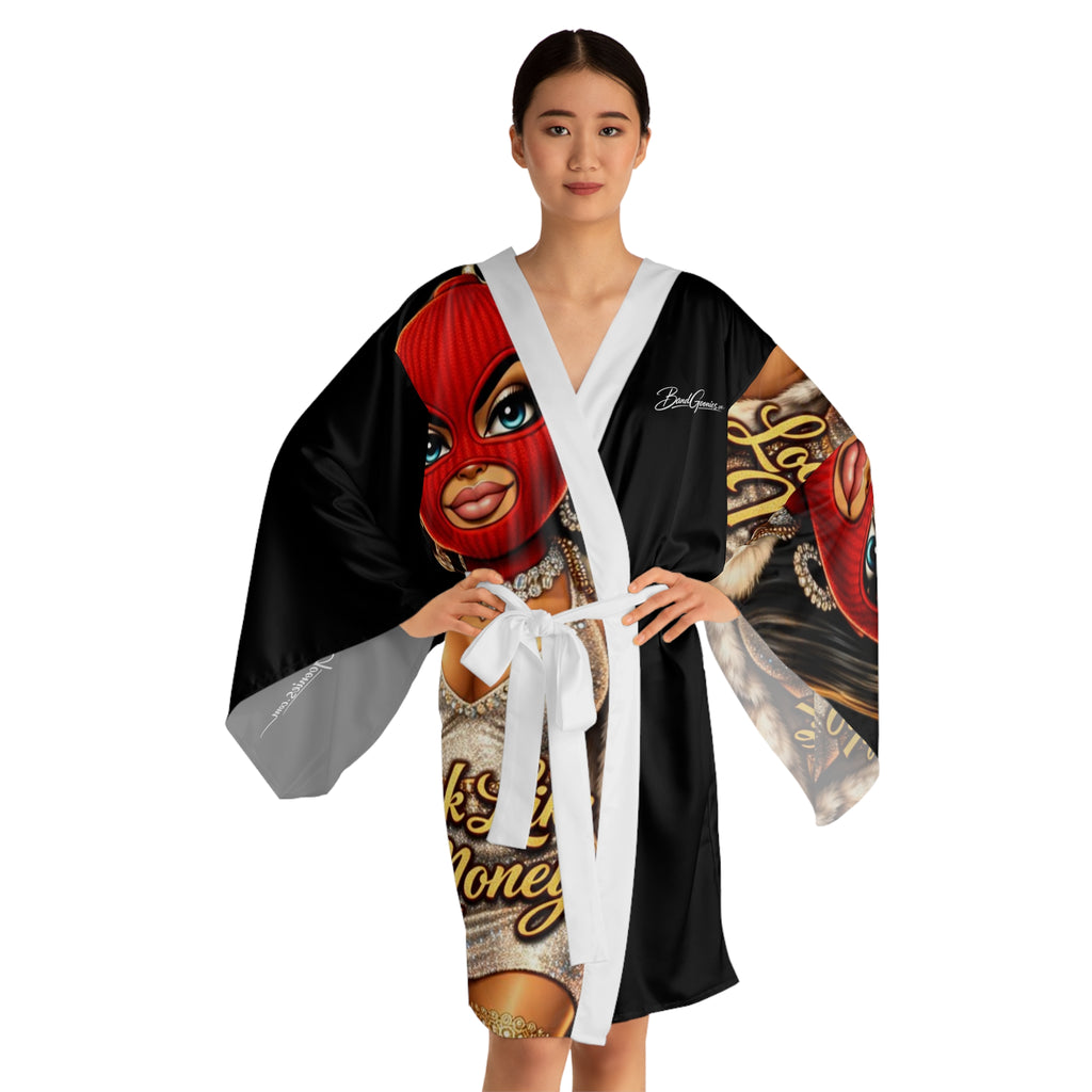 Long Sleeve Robe | Red Girl Goonie "Looks Like Money"