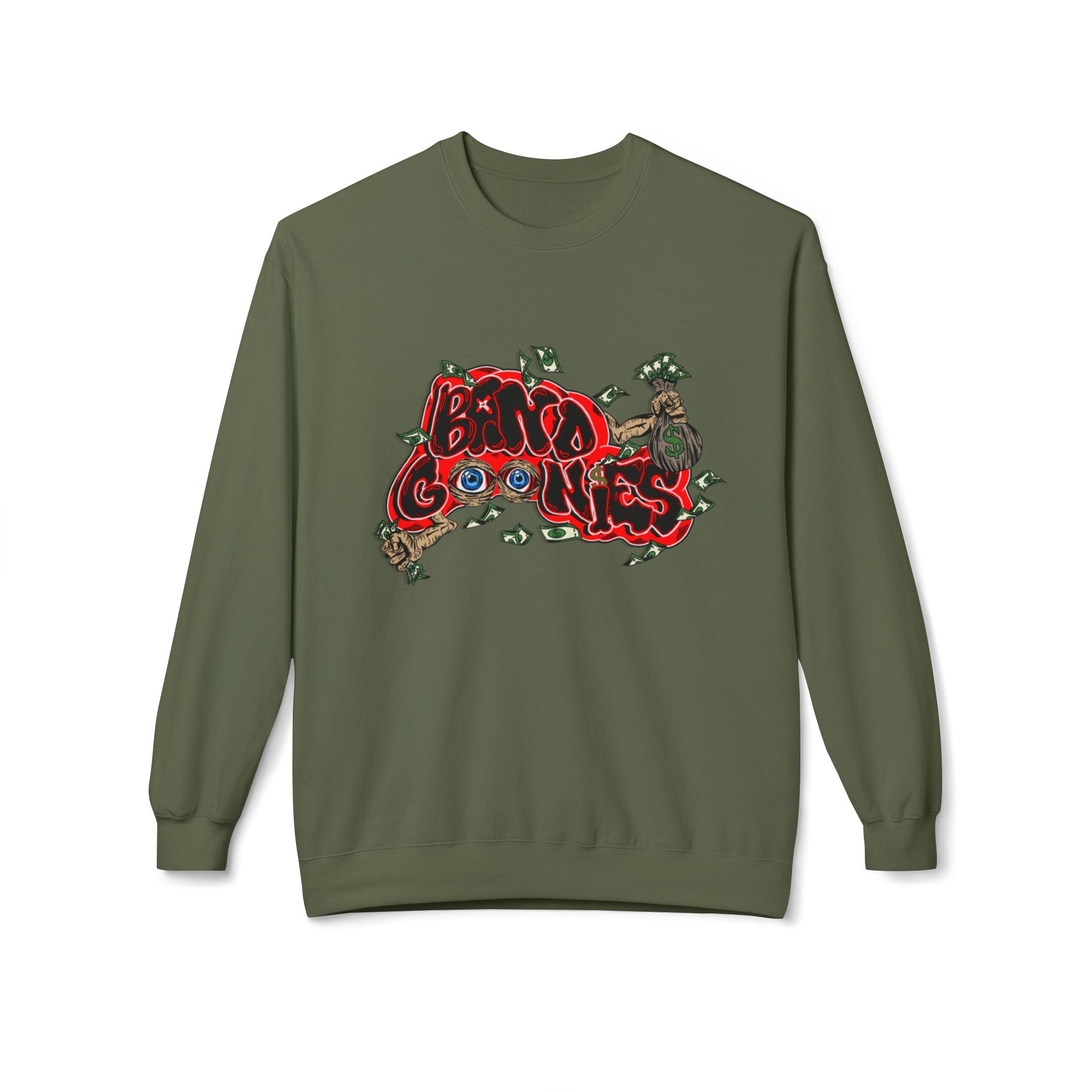 Midweight Soft Style Fleece Crewneck Sweatshirt