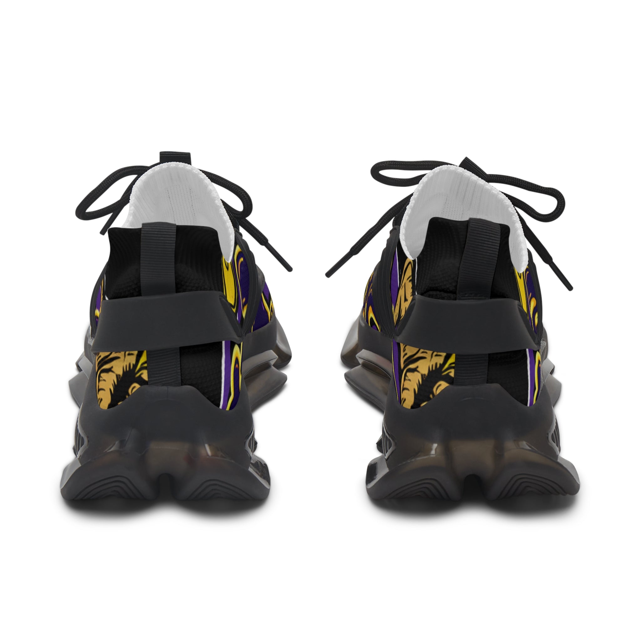 Women's Mesh Sneakers | Purple & Yellow Band Goonies