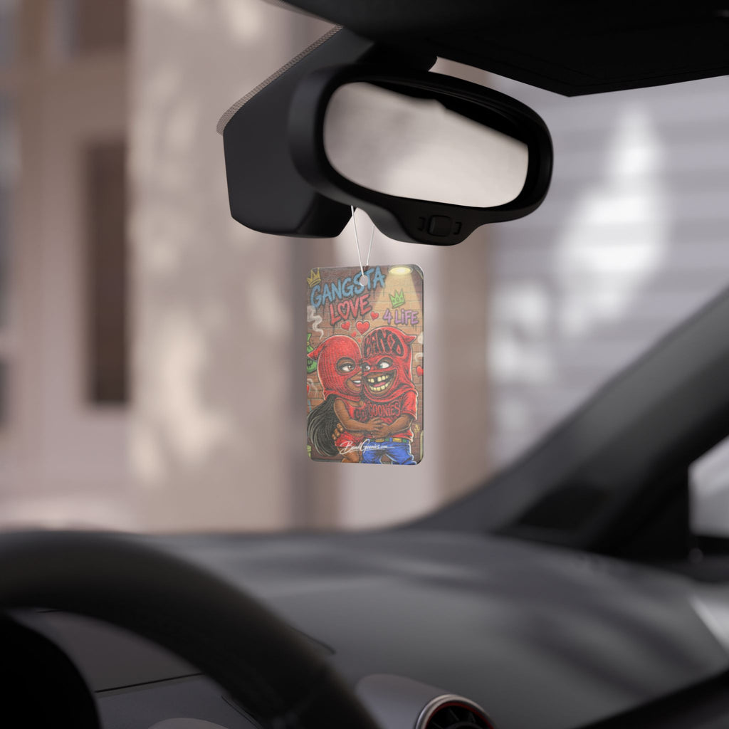 Love Car Air Freshener | Red Goonie Couple "Gangsta Love"