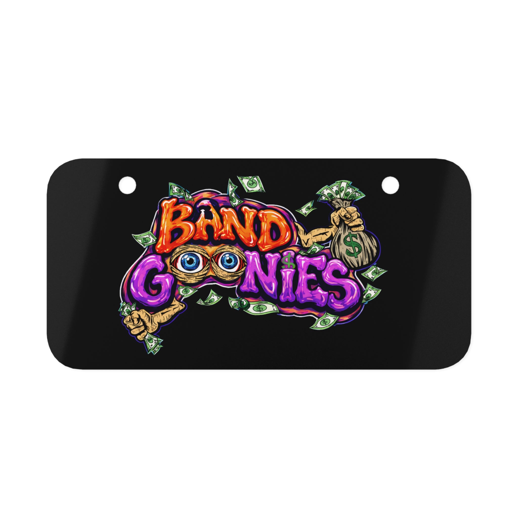 Mini License Plate | Orange & Purple Band Goonies
