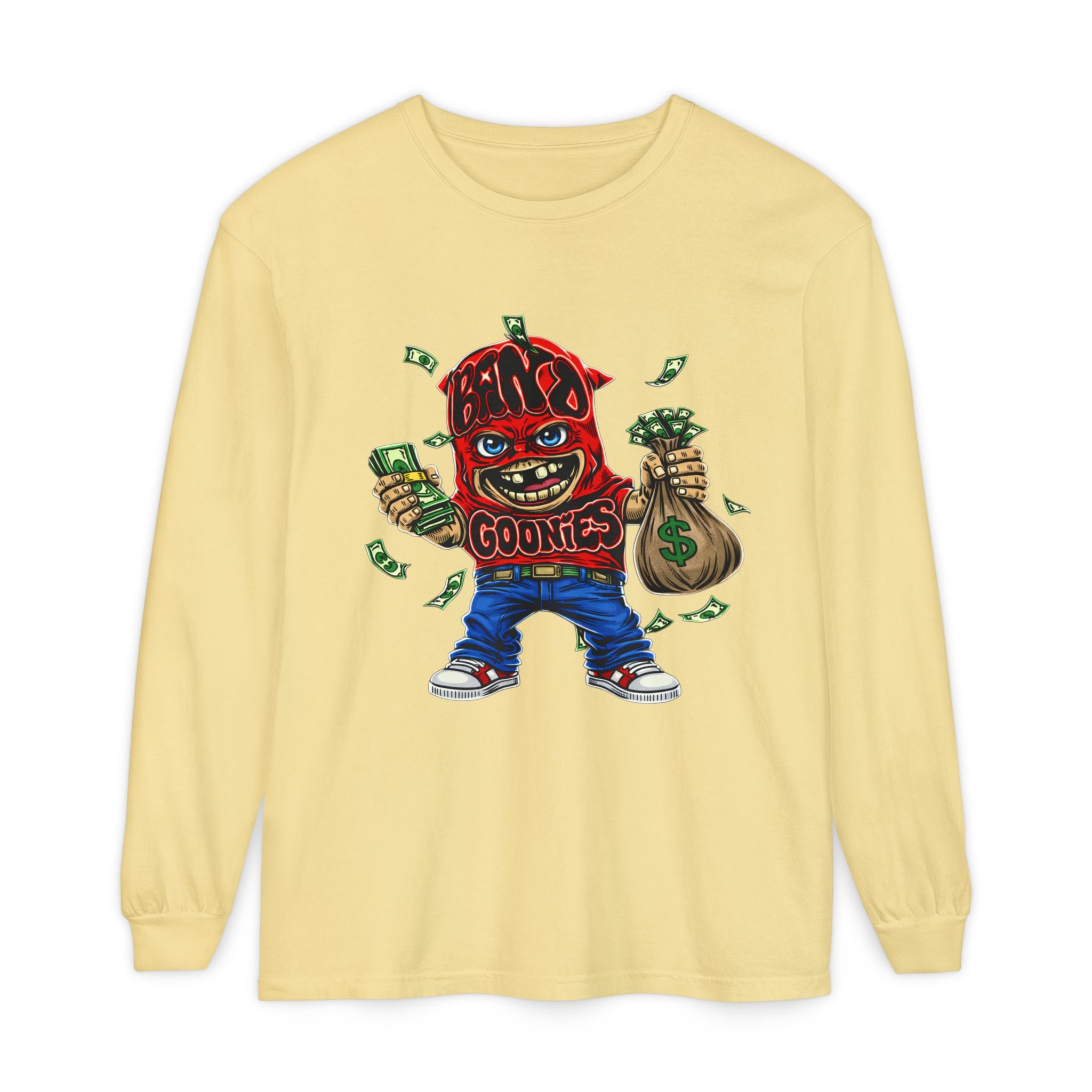 Unisex Garment-dyed Long Sleeve T-Shirt