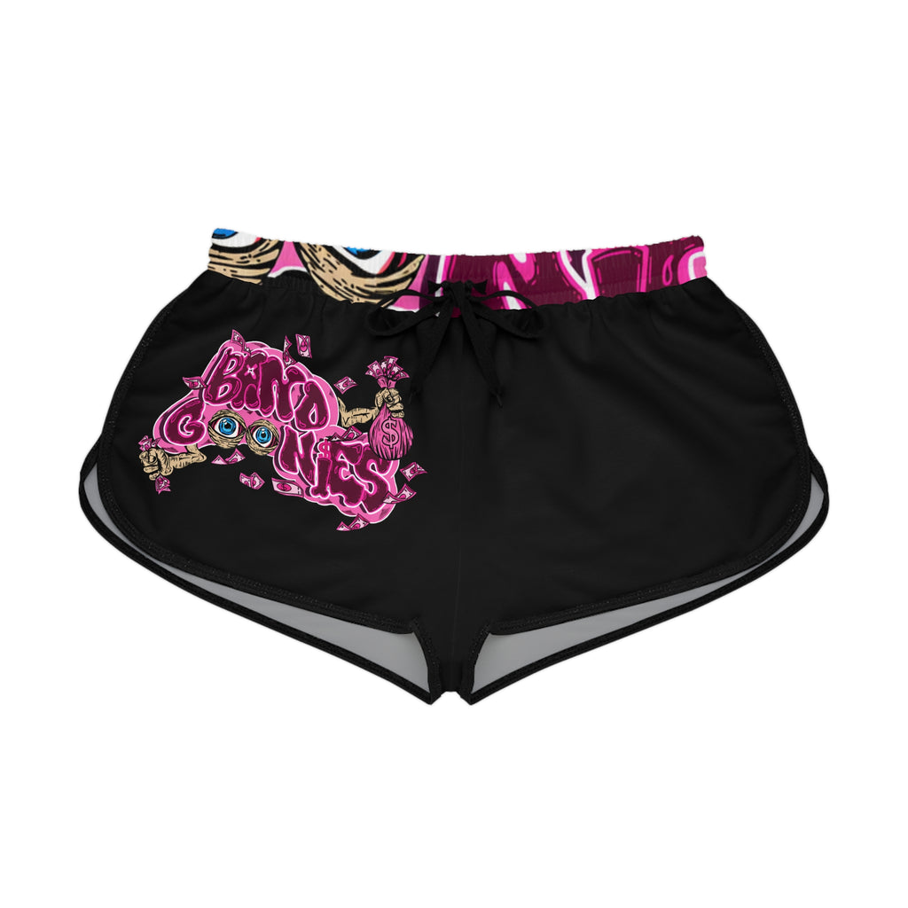 Women's Relaxed Shorts (Black) | Pink Band Goonies