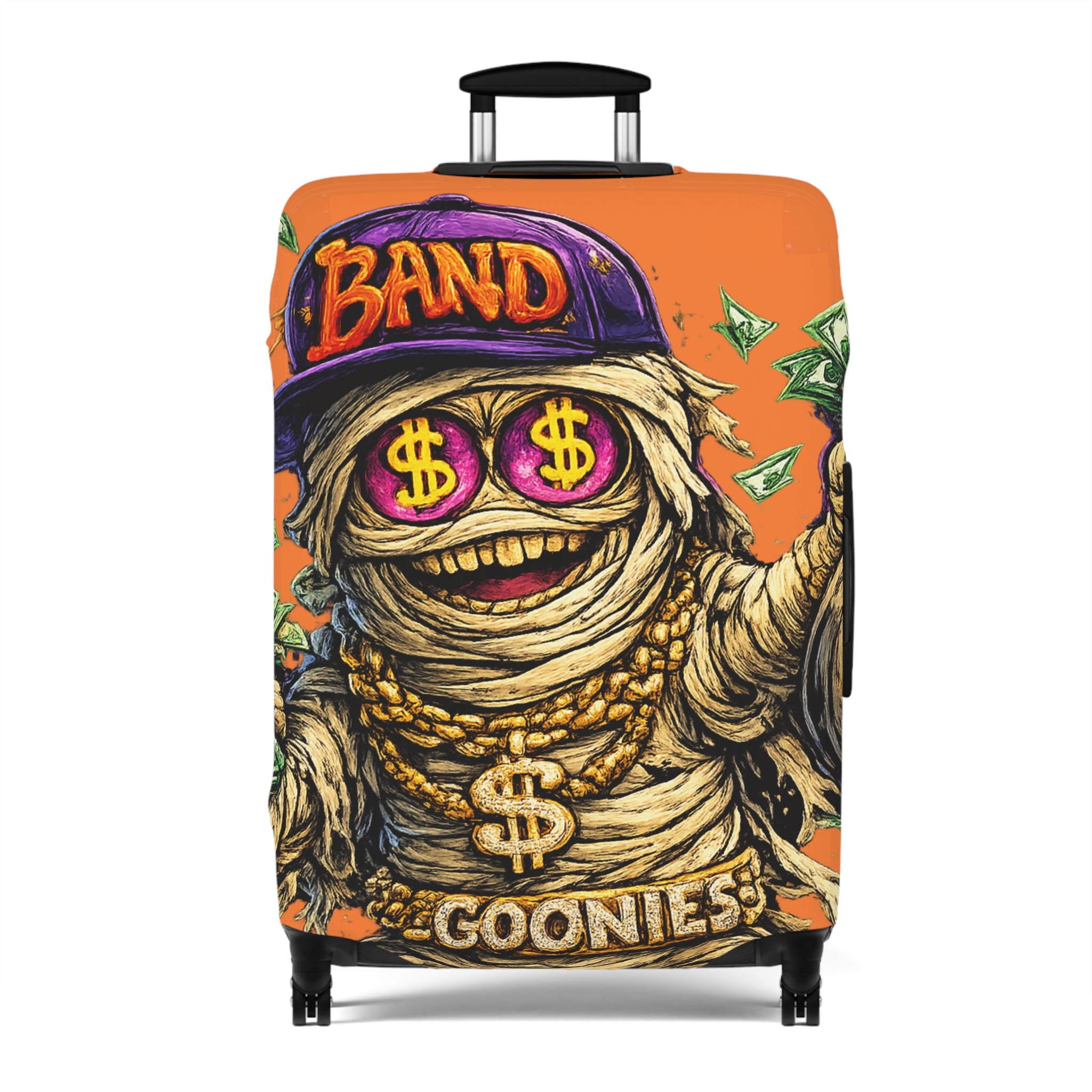 Luggage Cover |Orange & Purple OG Goonie