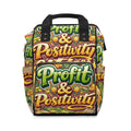 Multifunctional Diaper Backpack "Peace & Positivity"