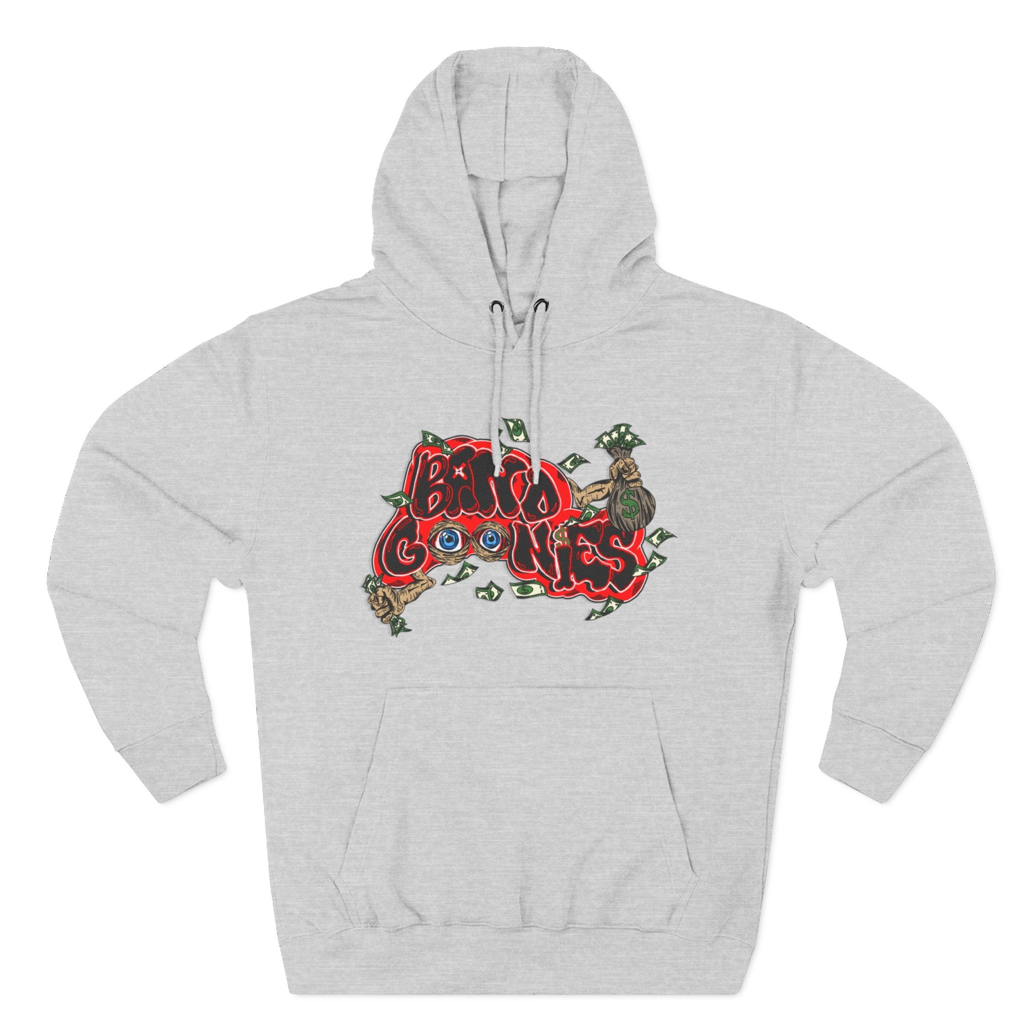 Three-Panel Fleece Hoodie