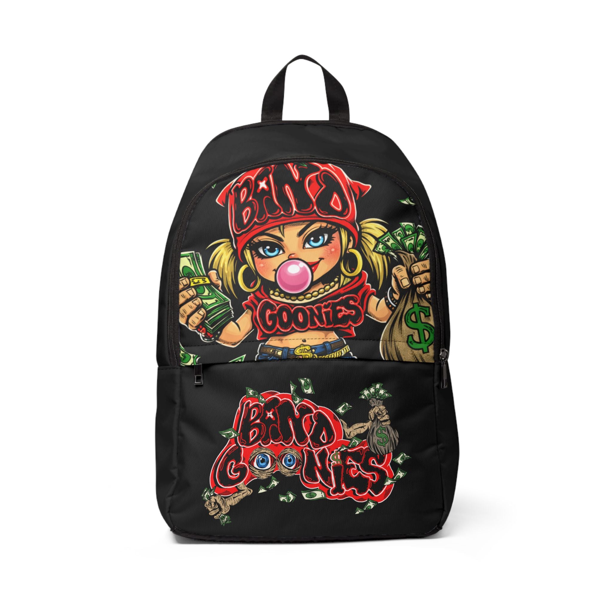 Fabric Backpack | Red Girl Goonie