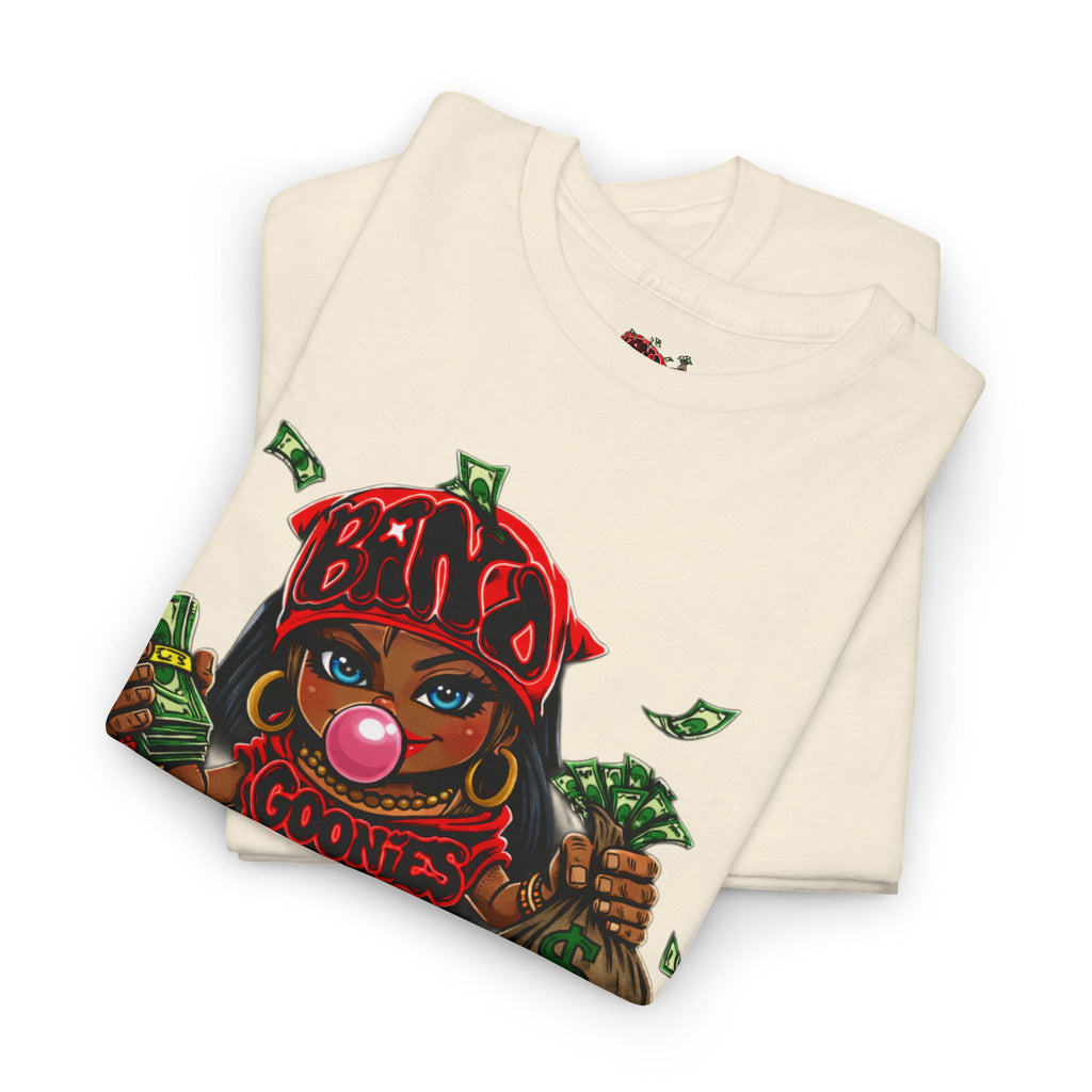 Heavy Cotton T-Shirt | Girl Goonie "Bubblegum Girl"