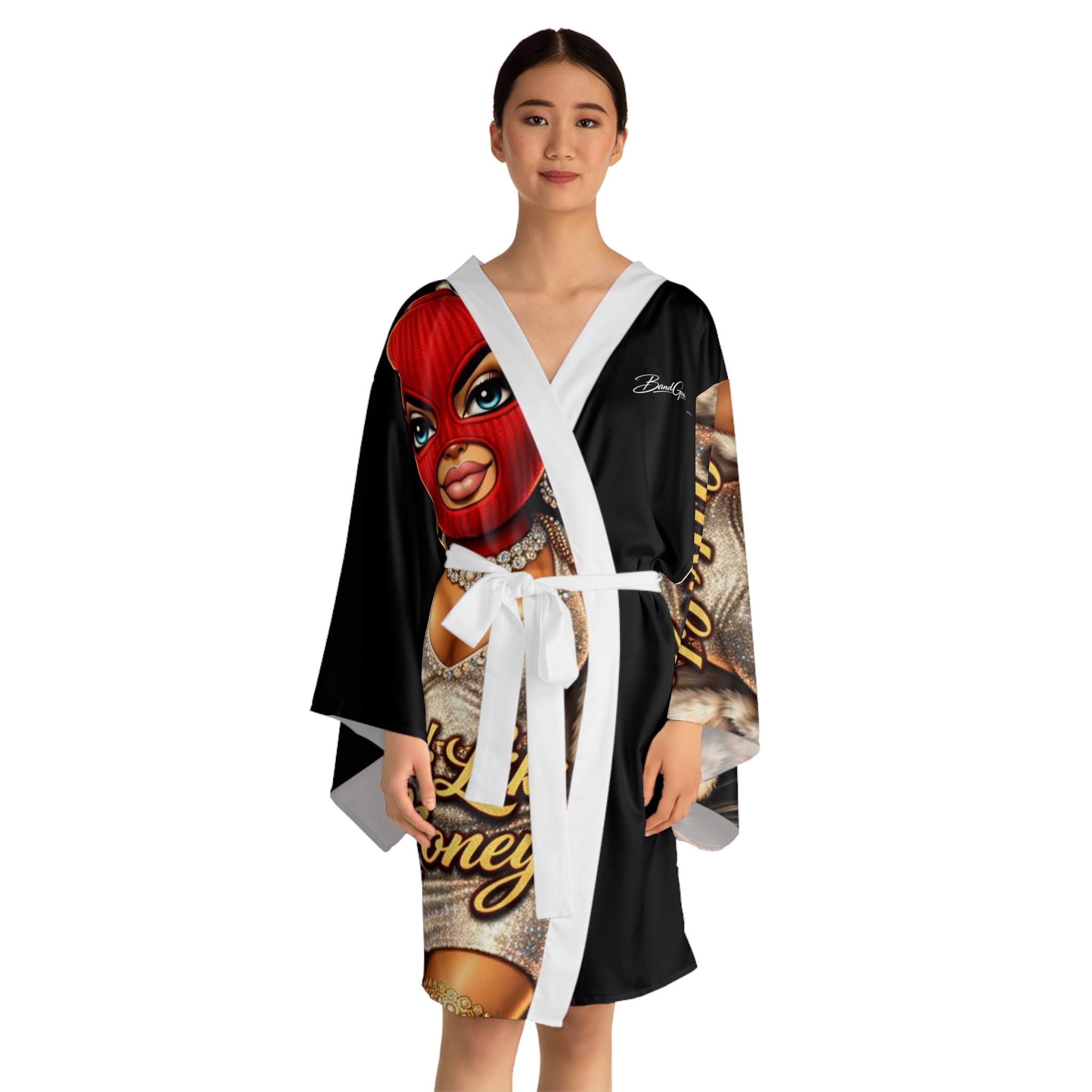 Long Sleeve Robe | Red Girl Goonie "Looks Like Money"