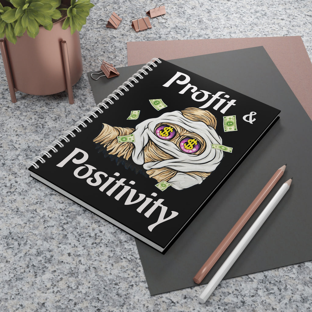 "Profit & Positivity" OG Goonie | Spiral Notebook (64 Sheets)
