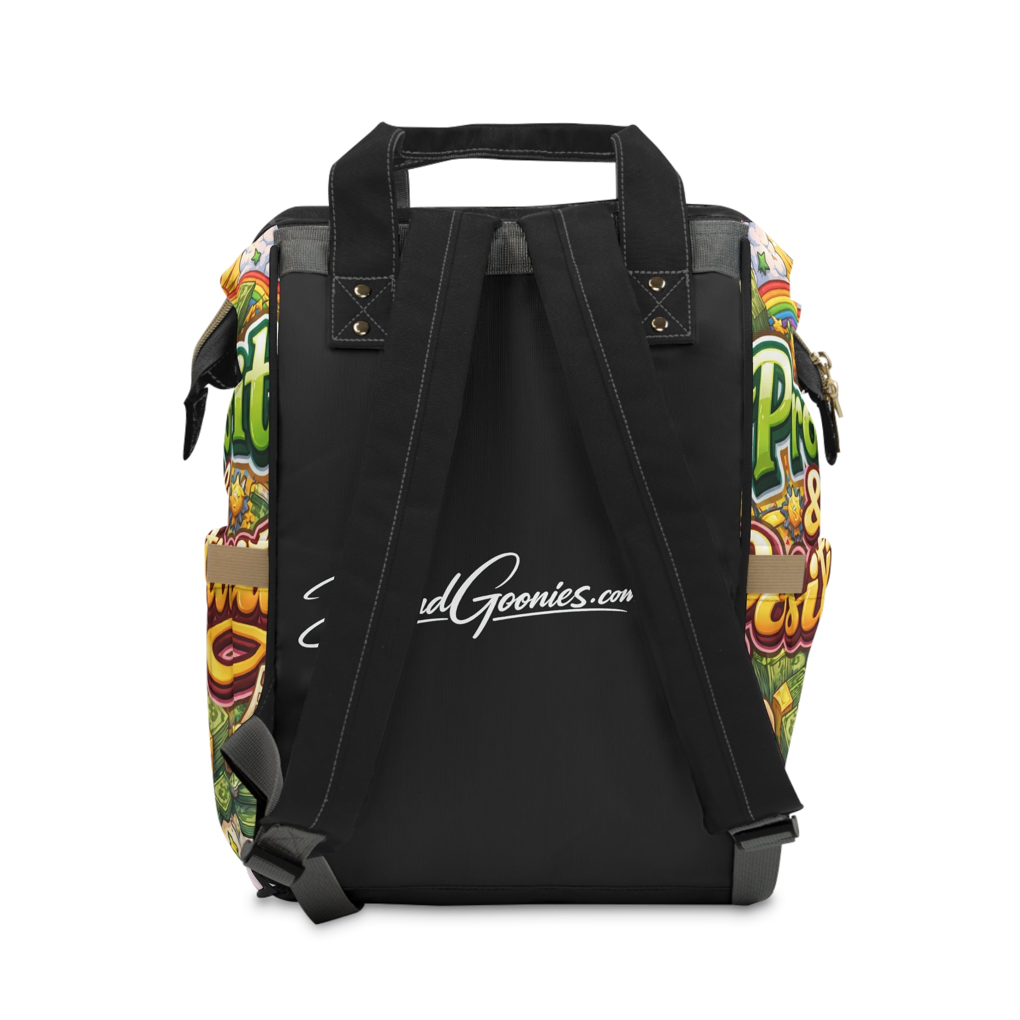 Multifunctional Diaper Backpack "Peace & Positivity"