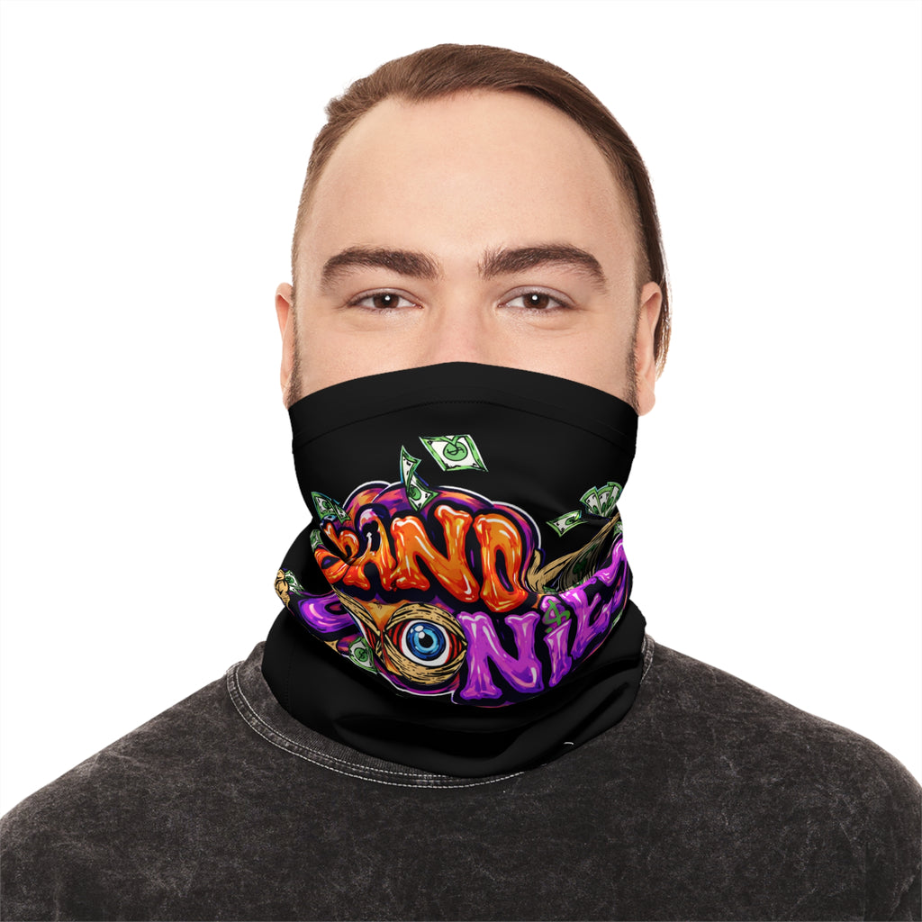 Midweight Neck Gaiter | Orange & Purple Band Goonies
