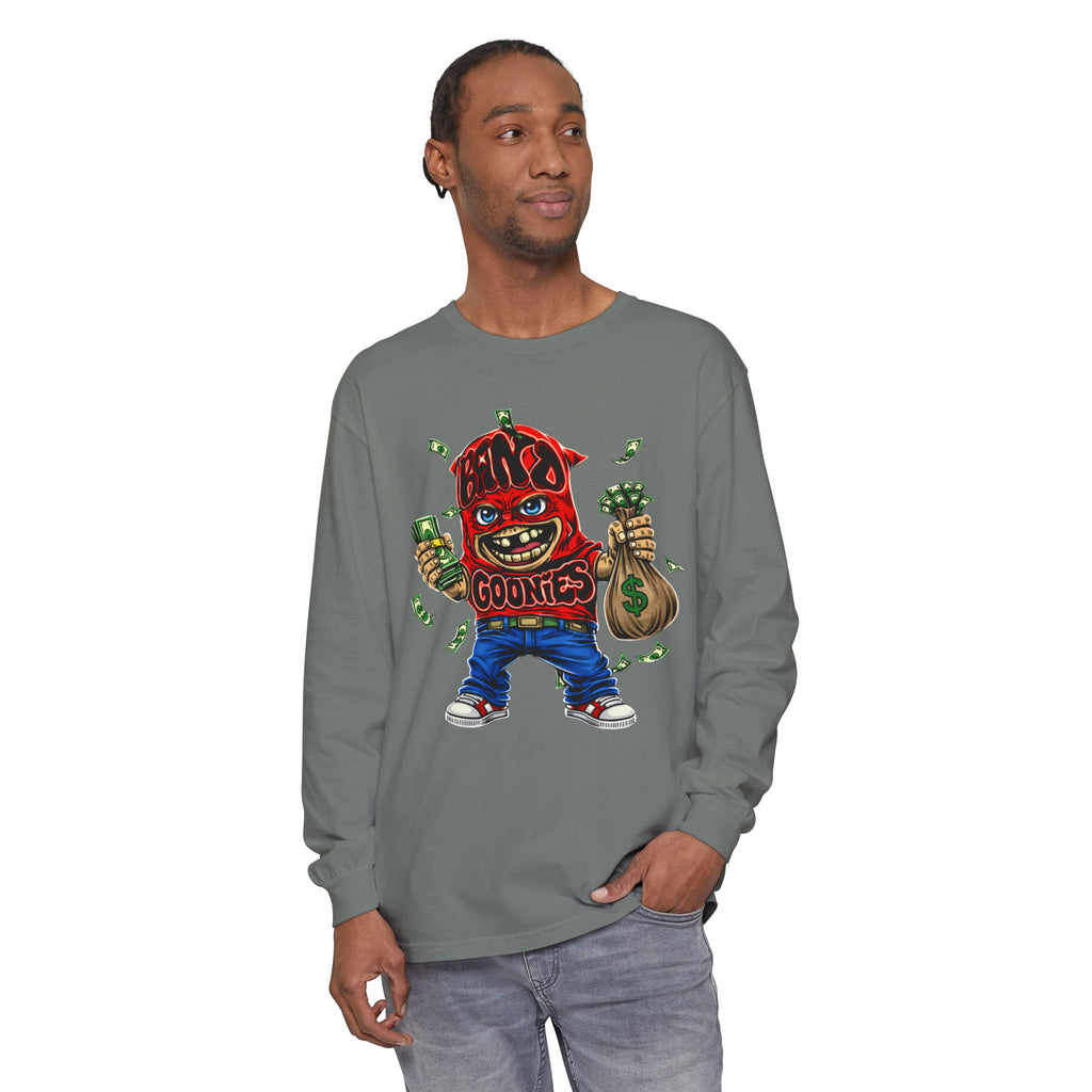 Garment-Dyed Long Sleeve T-Shirt | Red Band Goonie
